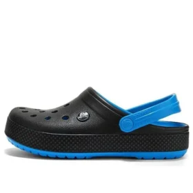 Slijtvaste, lichtgewicht, comfortabele sportieve unisex zwart-blauwe Sandalen “Black Blue”