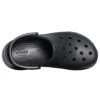 Small Whale Retro Crocs met dikke zool, zwarte Sandalen