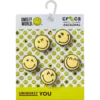 Smileyworld 5-delige set Jibbitz bedels