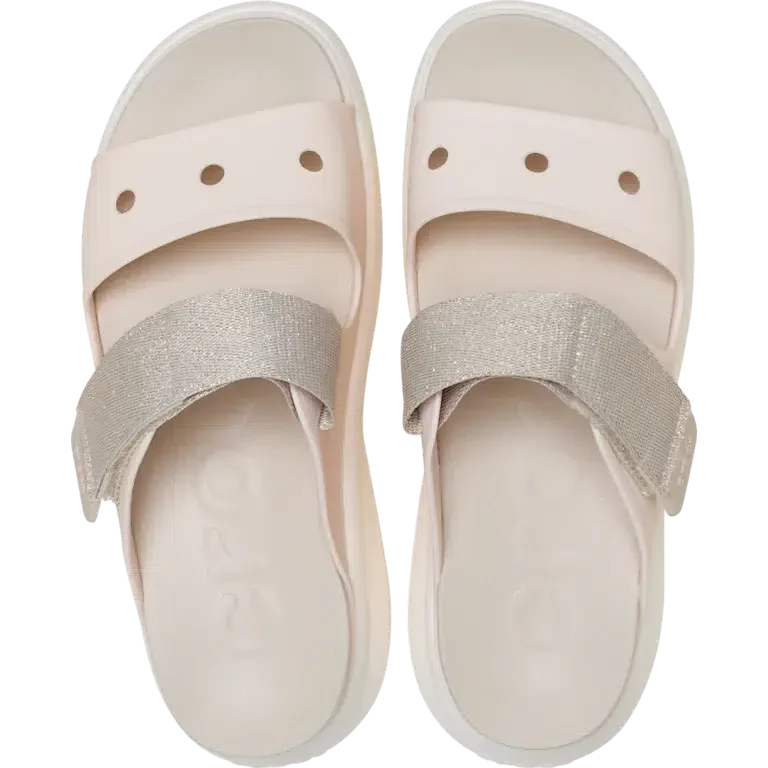 Soho Shimmer Sandal met twee bandjes Soho Shimmer Sandal met twee bandjes