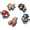 Sonic the Hedgehog 5-delige set Jibbitz bedels