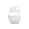Splash Glossy Fisherman-Sandal “White”
