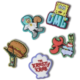 Spongebob 5-pack Jibbitz bedels