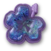 Squish Purple Hibiscus Jibbitz™ bedels