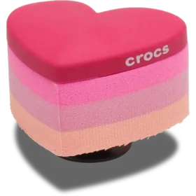Stacked Pink Heart Jibbitz™ bedels