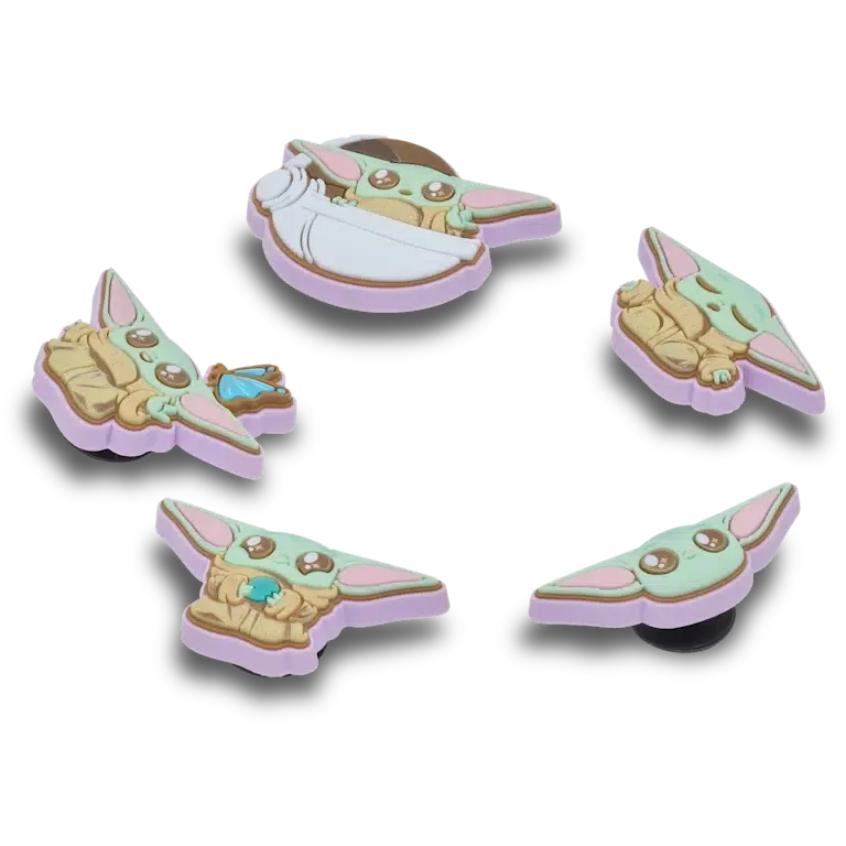 Star Wars Grogu 5-pack Jibbitz bedels Star Wars Grogu 5-pack Jibbitz bedels