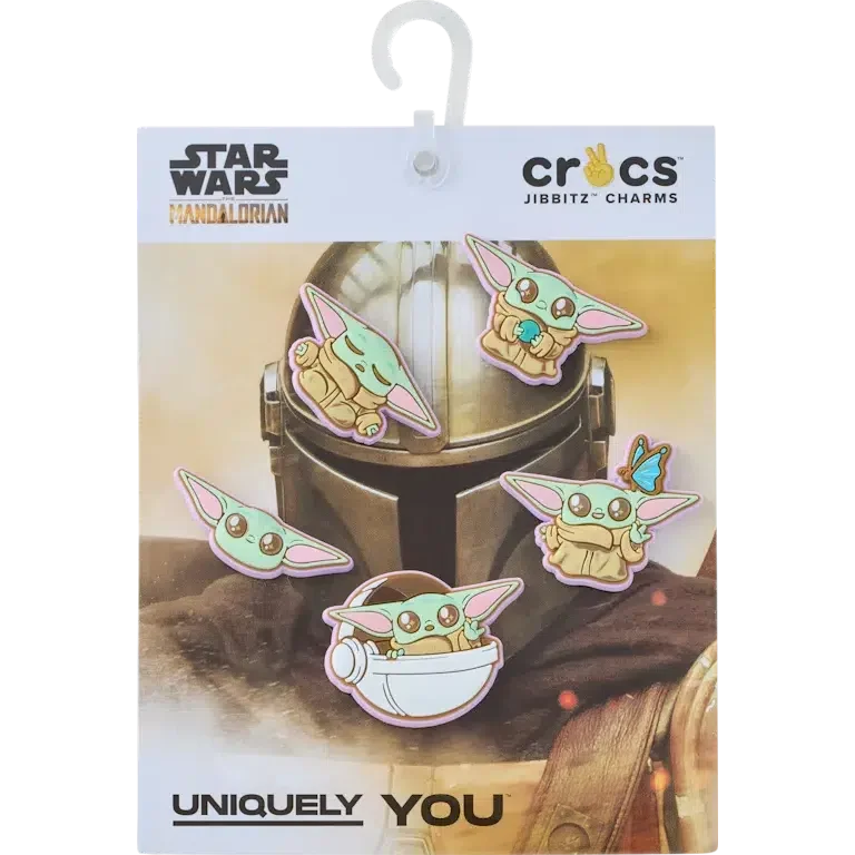 Star Wars Grogu 5-pack Jibbitz bedels Star Wars Grogu 5-pack Jibbitz bedels