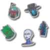 Star Wars-personages 5-pack Jibbitz bedels Star Wars-personages 5-pack Jibbitz bedels