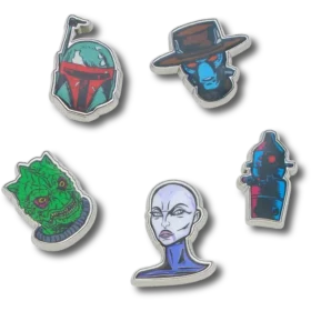 Star Wars-personages 5-pack Jibbitz bedels