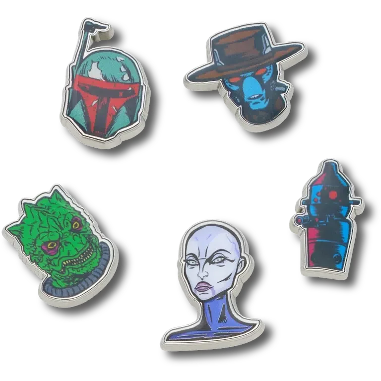 Star Wars-personages 5-pack Jibbitz bedels Star Wars-personages 5-pack Jibbitz bedels