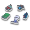 Star Wars-personages 5-pack Jibbitz bedels Star Wars-personages 5-pack Jibbitz bedels