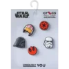 Star Wars-symbolen, set van 5 Jibbitz bedels Star Wars-symbolen, set van 5 Jibbitz bedels