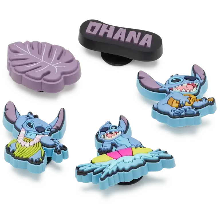 Stitch Tropical 5-pack Jibbitz bedels Stitch Tropical 5-pack Jibbitz bedels