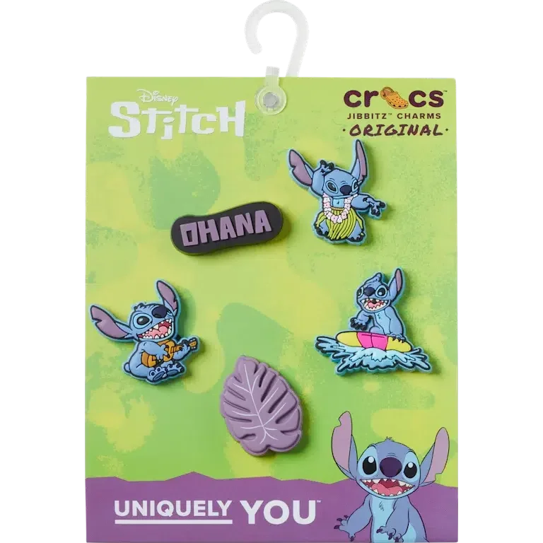 Stitch Tropical 5-pack Jibbitz bedels Stitch Tropical 5-pack Jibbitz bedels