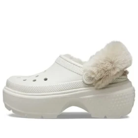 Stomp gevoerde Clogs “White”