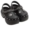 Stomp versierde klomp “Black”