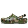 Strand-Sandalen in legergroene camouflage