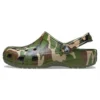Strand-Sandalen in legergroene camouflage