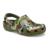 Strand-Sandalen in legergroene camouflage