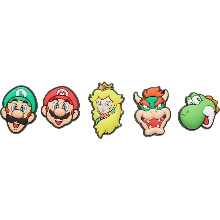 Super Mario™ 5-pack Jibbitz-schoenbedels Super Mario™ 5-pack Jibbitz-schoenbedels