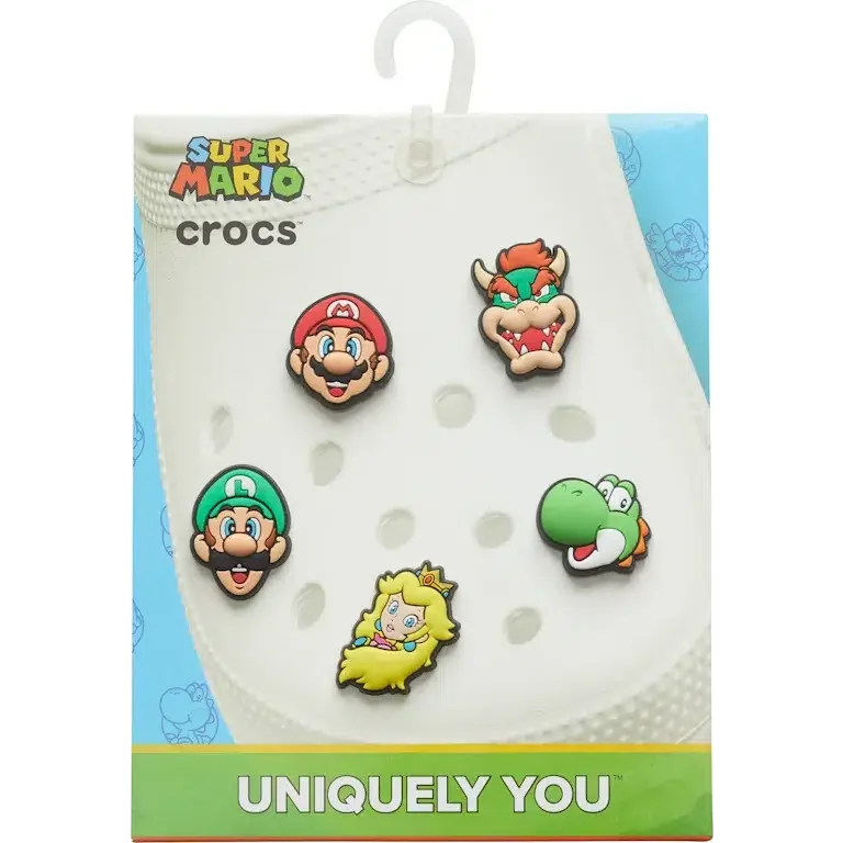 Super Mario™ 5-pack Jibbitz-schoenbedels Super Mario™ 5-pack Jibbitz-schoenbedels