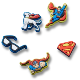 Superman 5-delige set Jibbitz bedels