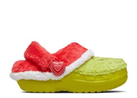 The Grinch x Classic Lined Clog voor peuters ‘Stealing Christmas’