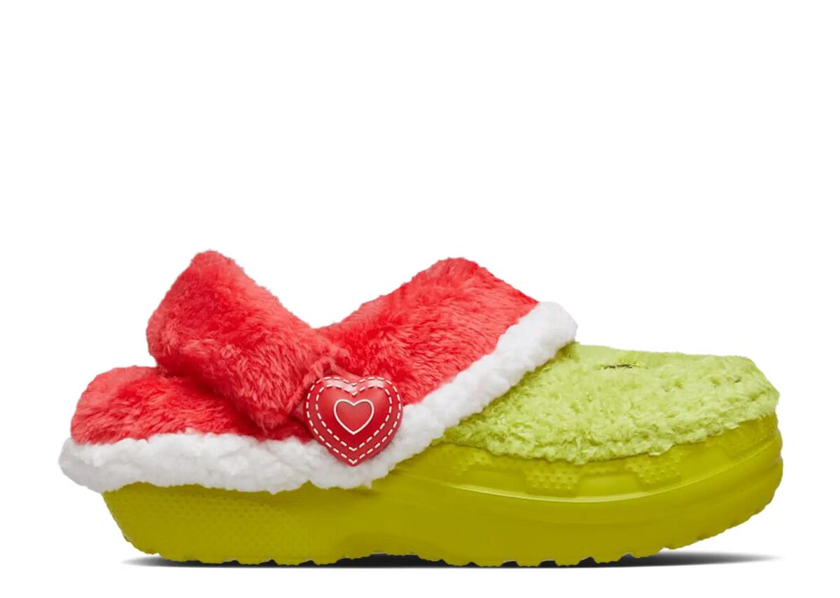 The Grinch x Classic Lined Clog voor peuters ‘Stealing Christmas’ The Grinch x Classic Lined Clog voor peuters ‘Stealing Christmas’
