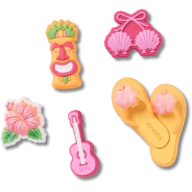 Tiki Vacation 5-pack Jibbitz bedels
