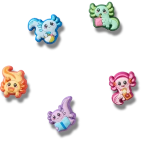 Tiny Axolotls 5-pack Jibbitz bedels