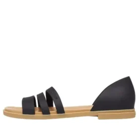 Tulum platte sandalen “Zwart”