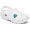Turquoise en gouden hart Jibbitz™-bedels