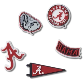University of Alabama 5-pack Jibbitz bedels