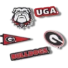 University of Georgia 5-pack Jibbitz bedels