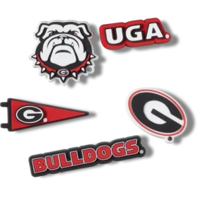 University of Georgia 5-pack Jibbitz bedels