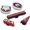 University of Georgia 5-pack Jibbitz bedels