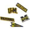 University of Michigan 5-pack Jibbitz bedels