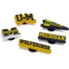 University of Michigan 5-pack Jibbitz bedels