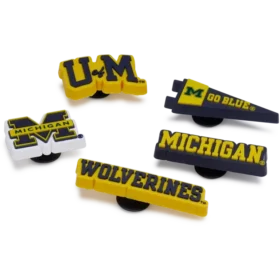 University of Michigan 5-pack Jibbitz bedels