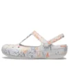 Witte bloemensandalen