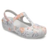 Witte bloemensandalen