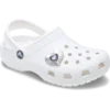 Zilveren en paarse Smt Gem Heart Jibbitz™-bedels