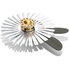 Zilveren Jibbitz bedels met paillettenbloem