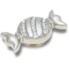 Zilveren Smt Gem Candy Piece Jibbitz™-bedels