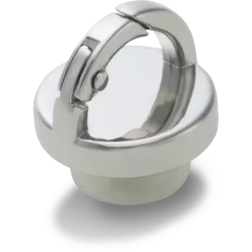 Zilveren verwisselbare Stud Jibbitz™-bedels